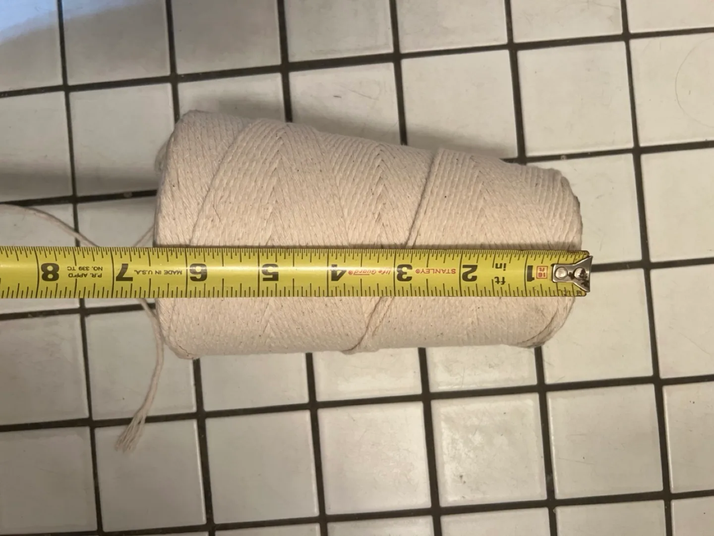 White Cotton Spool of String thumbnail