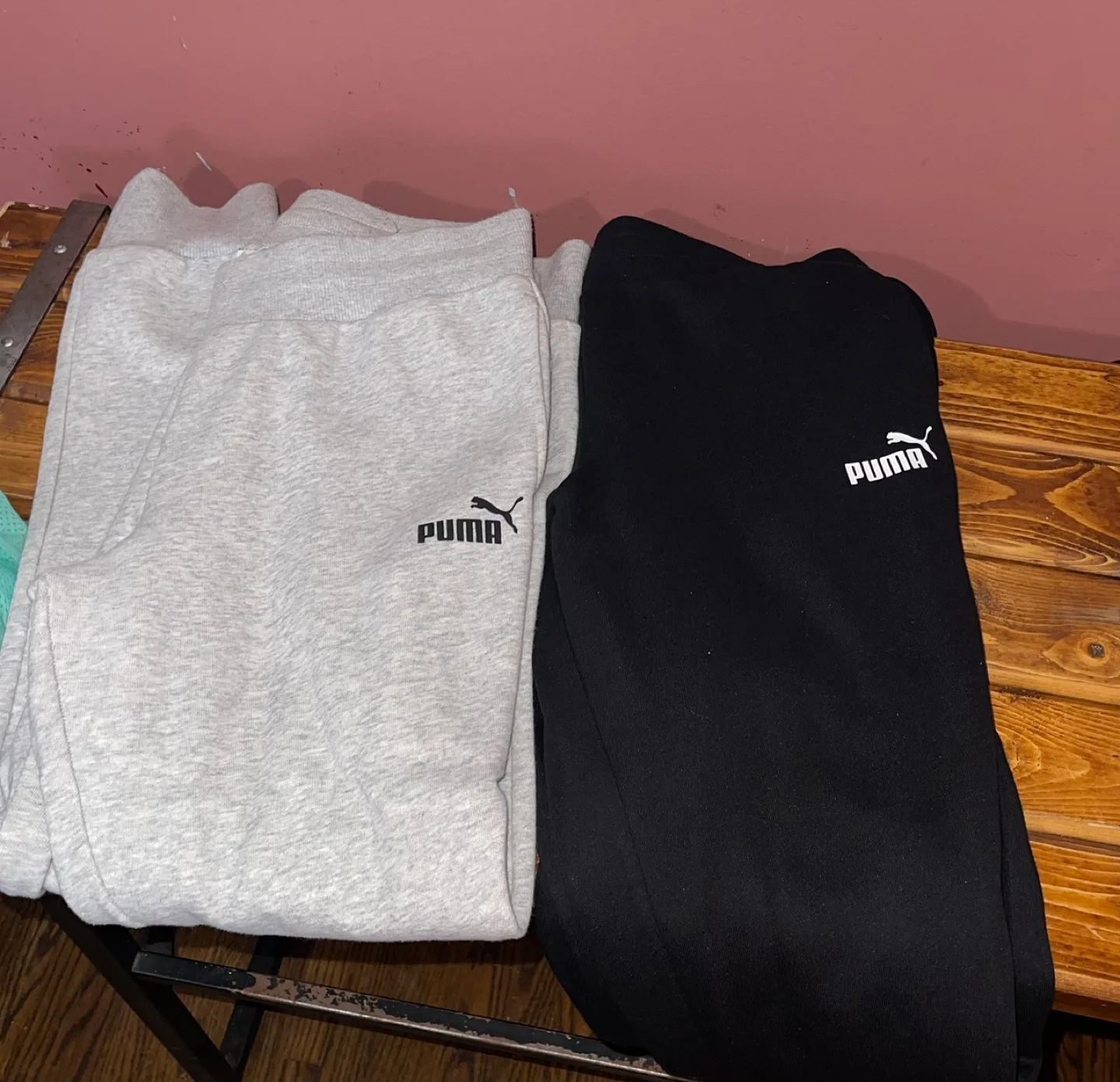 Puma Sweatpants - Grey and Black thumbnail