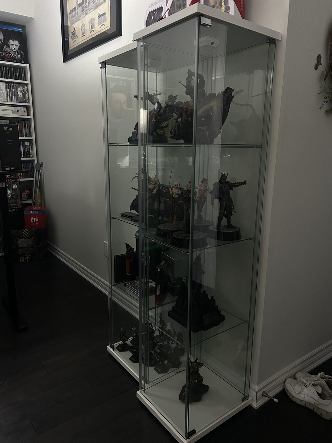 Set of 3 Glass Display Cabinets