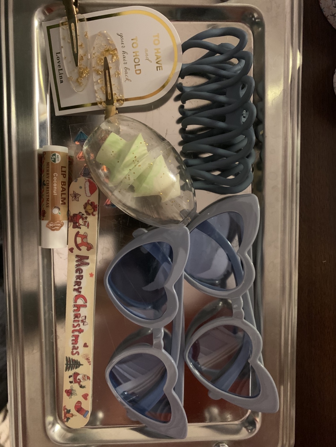 Blue Sunglasses, Hair Accessories and More