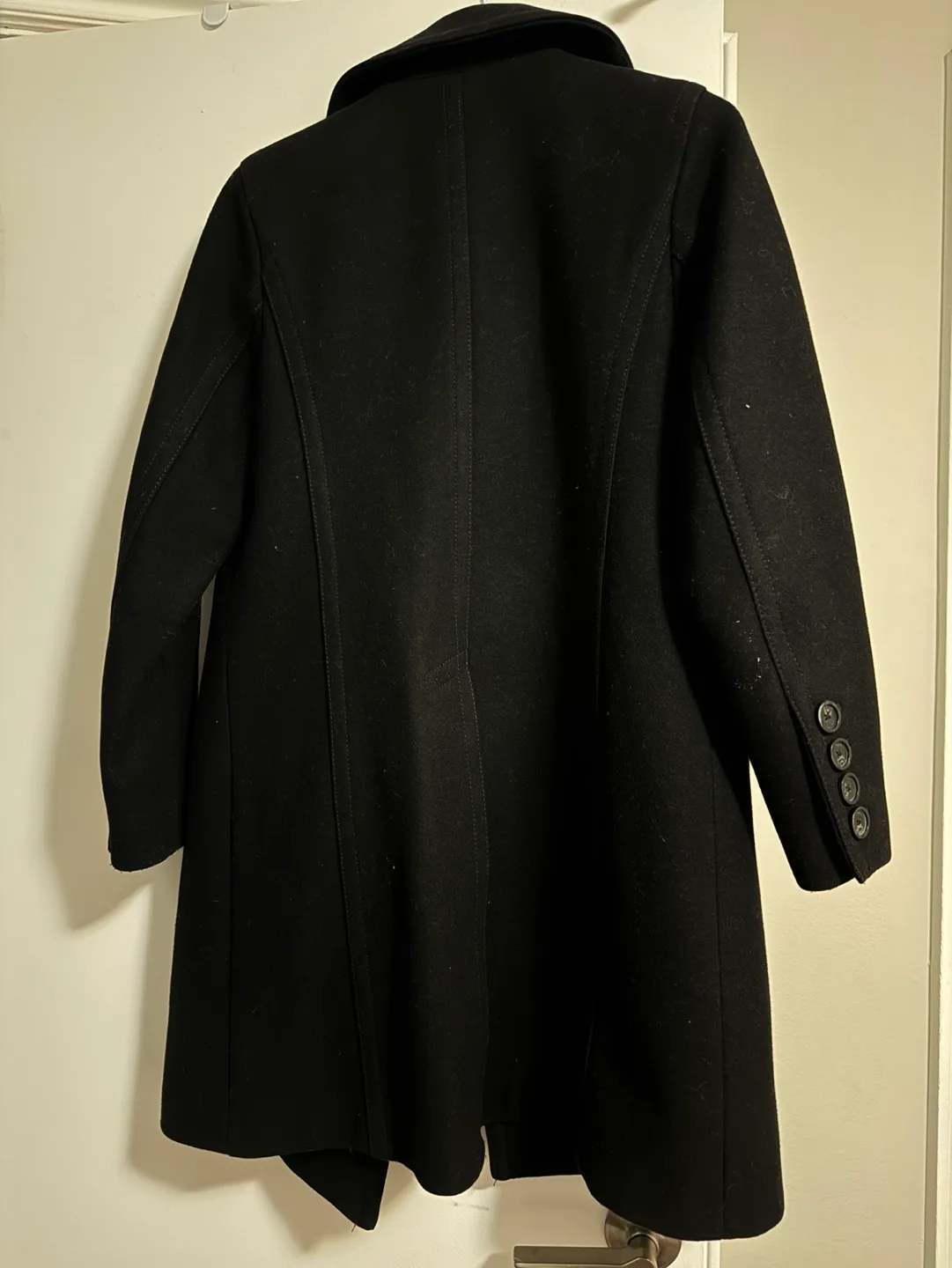 GAP Black Double Breasted Peacoat image indicator(5)