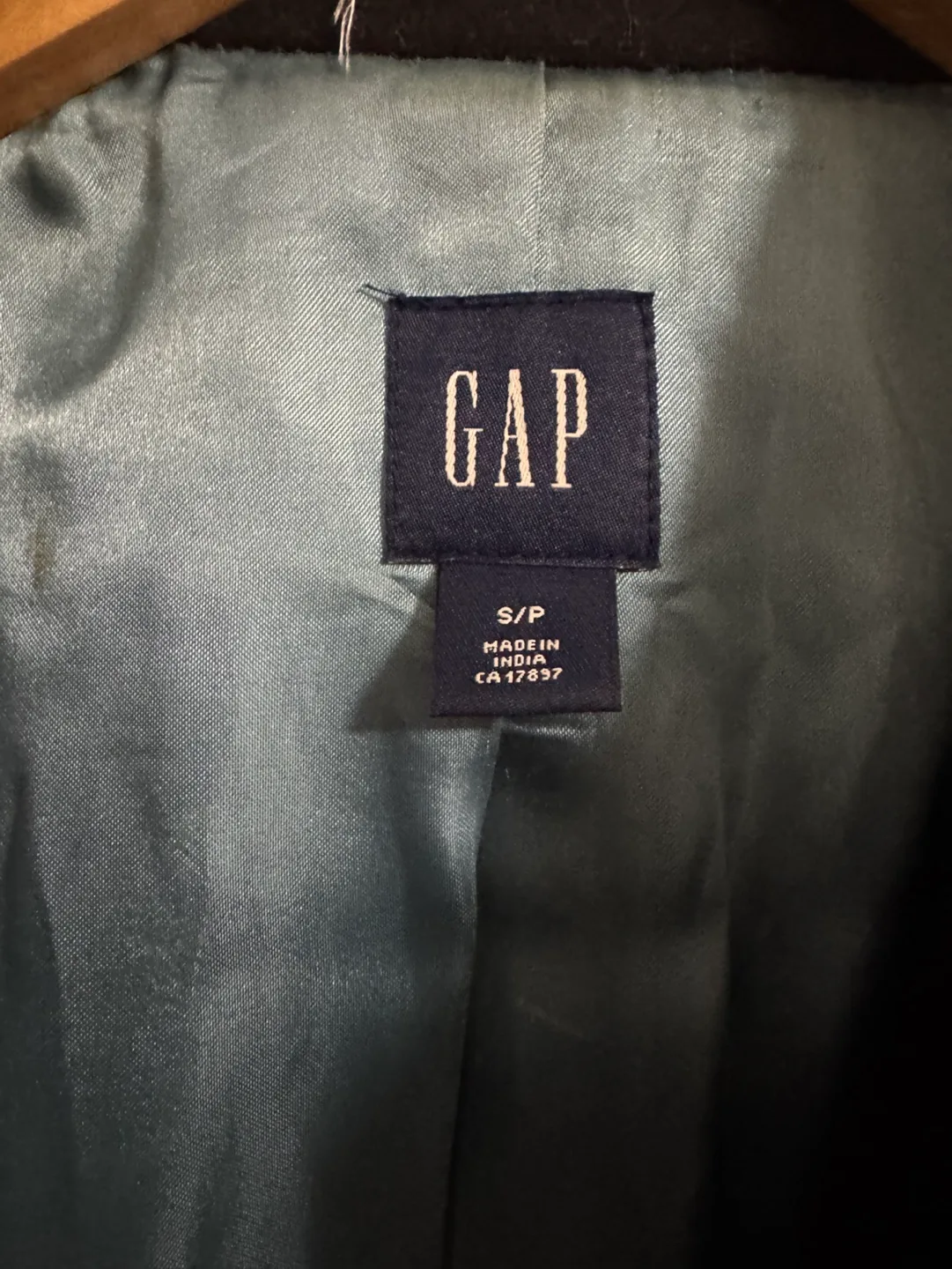 GAP Black Double Breasted Peacoat image indicator(3)