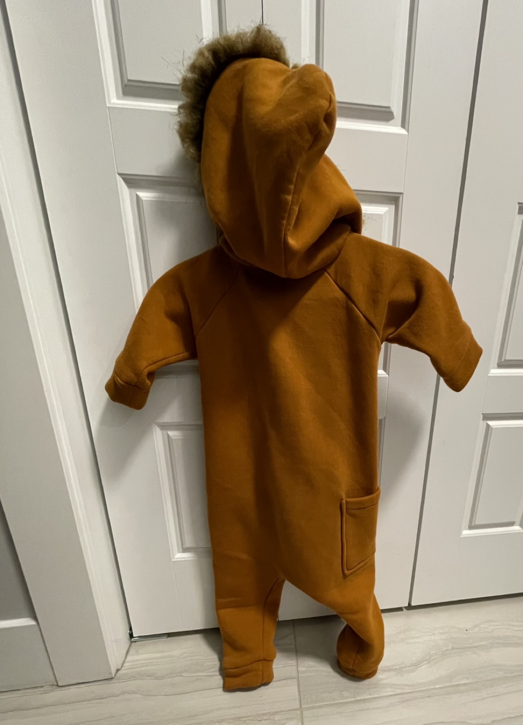 Kids Winter Overall with Fur Hood - photo 2