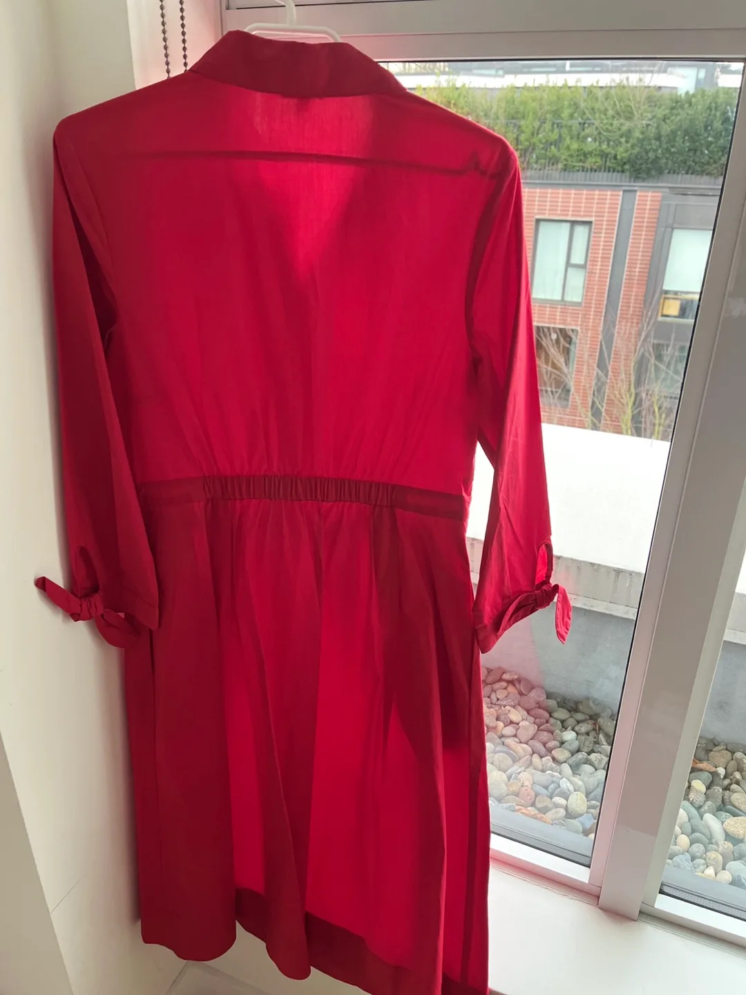 Talbots Red Button-Down Dress image indicator(2)