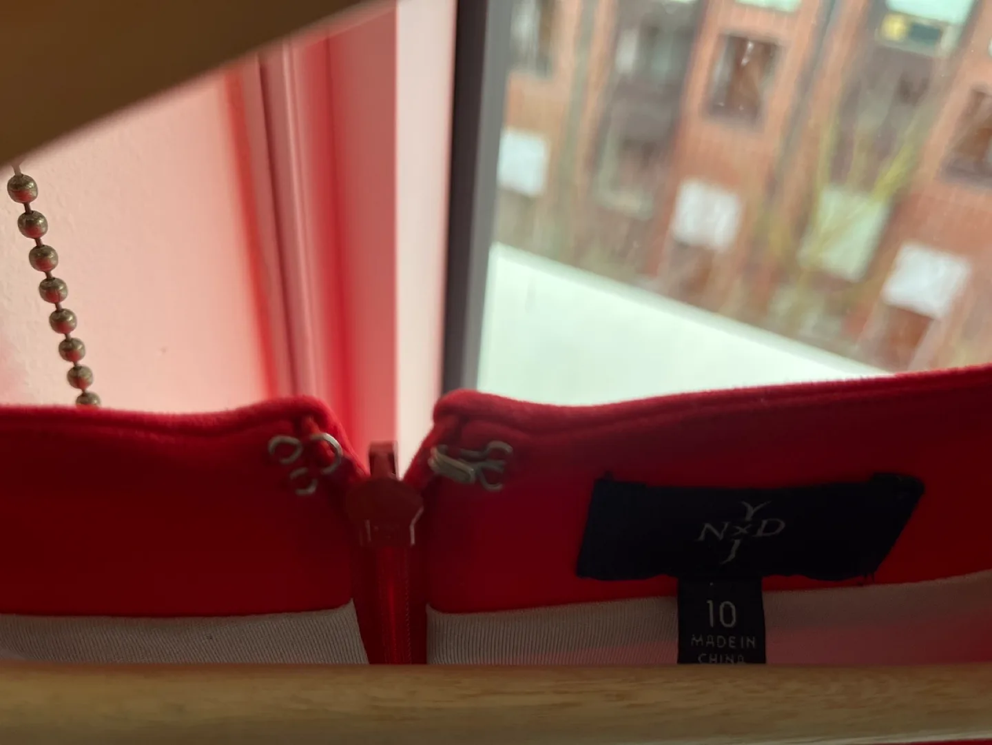 Red N.Y.D.J. dress size 10 image indicator(3)