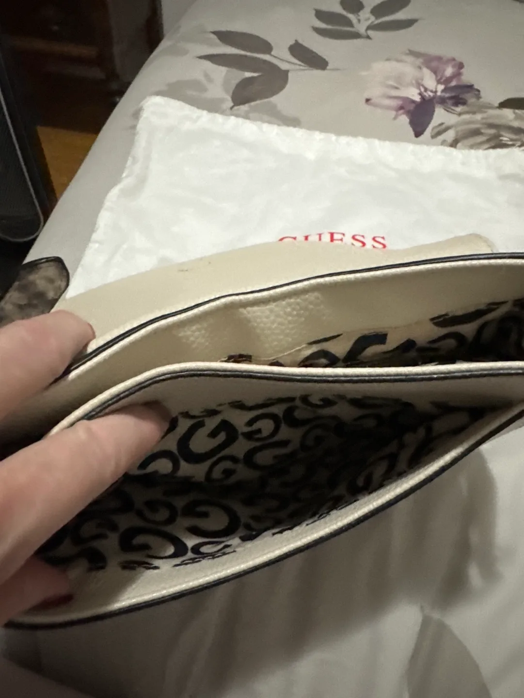 Guess Snakeskin Crossbody Bag image indicator(4)