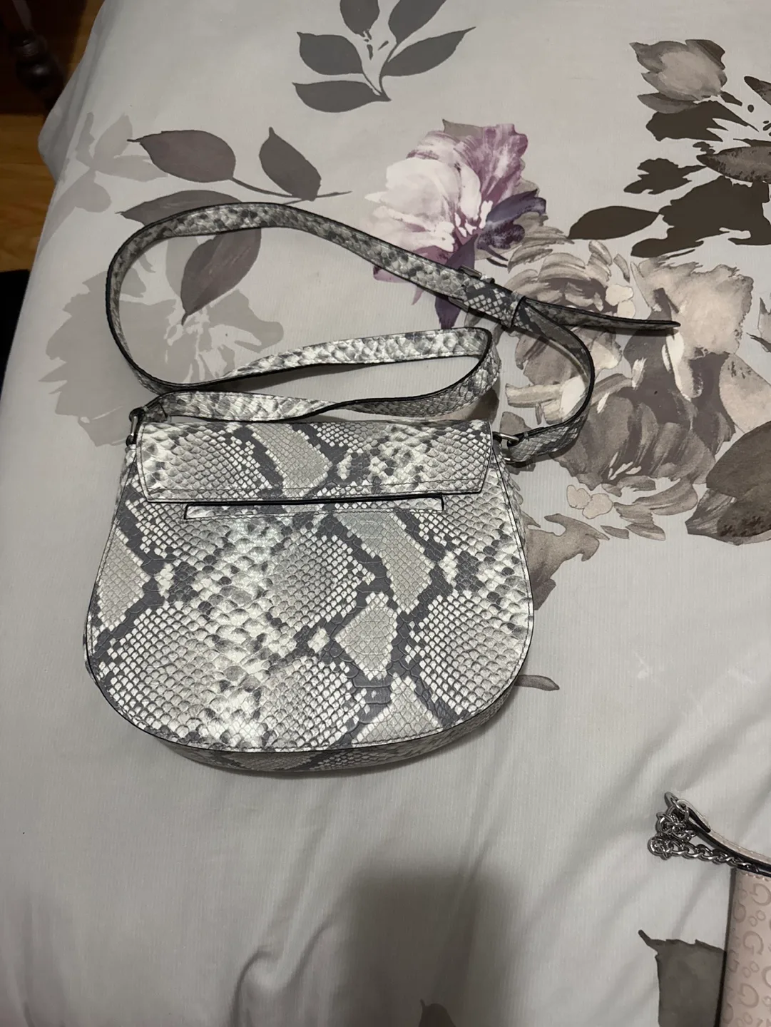 Guess Snakeskin Crossbody Bag image indicator(2)