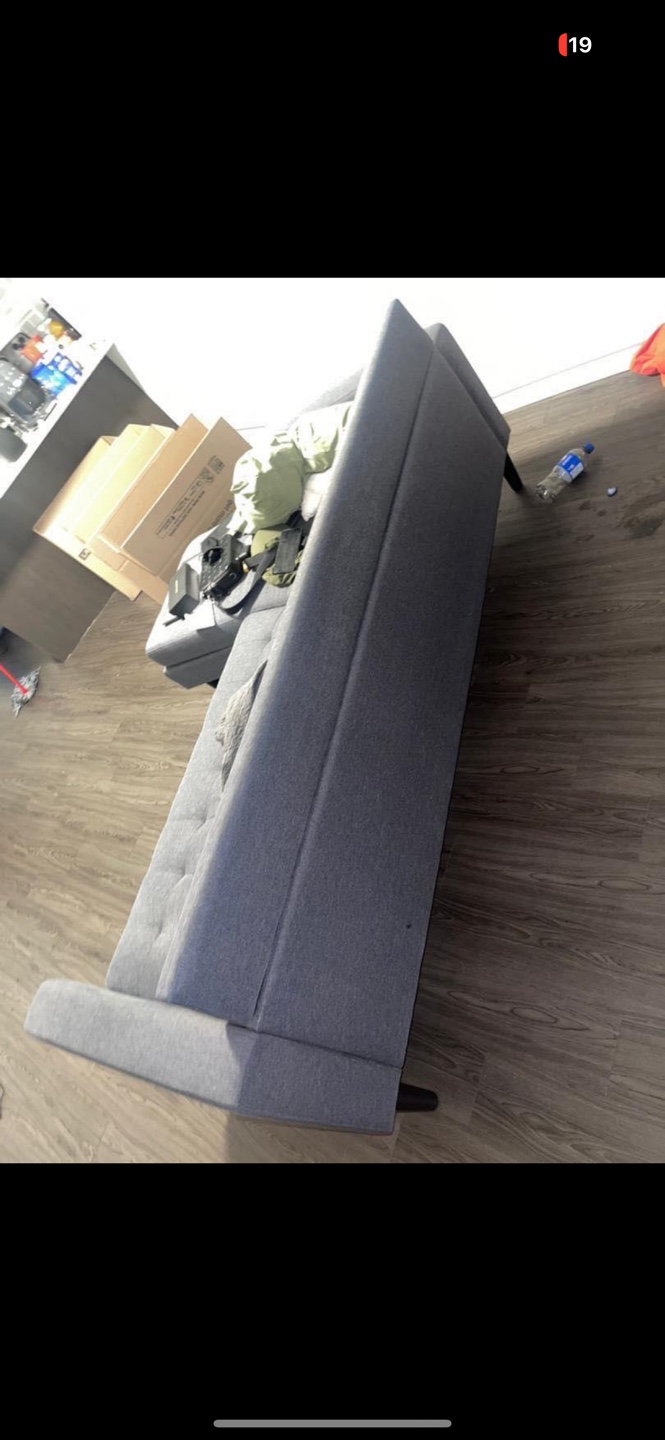 URGENT SALE: Modern Grey Sectional Sofa - photo 2