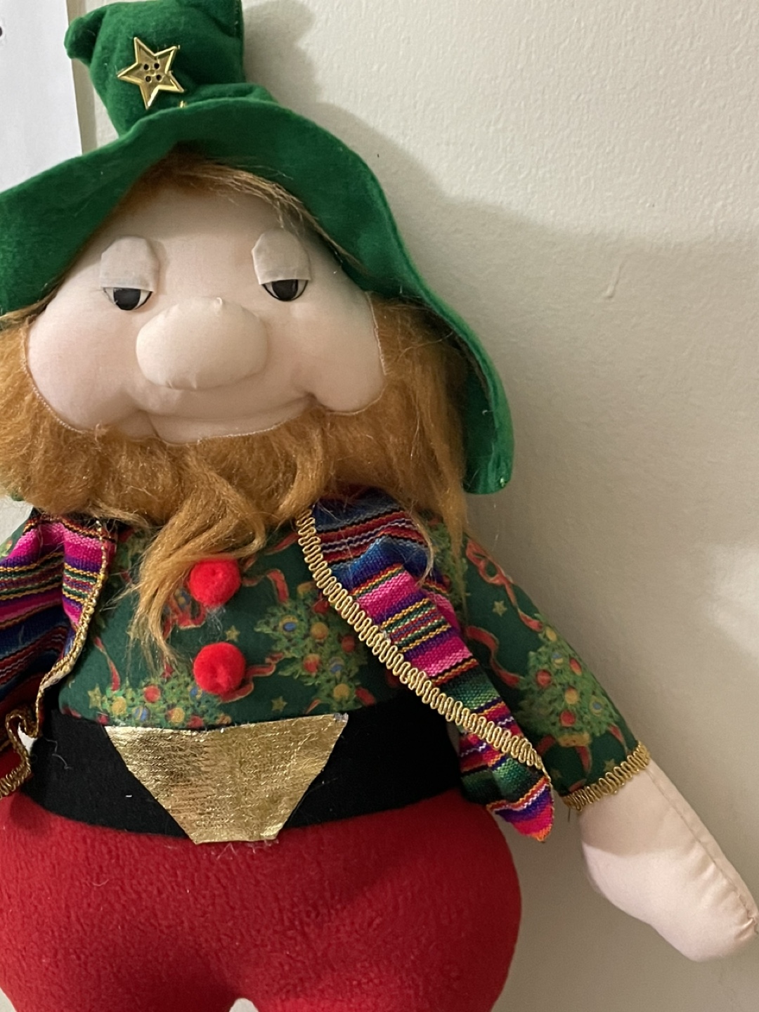 Vintage Christmas Elf Plush Toy - photo 5