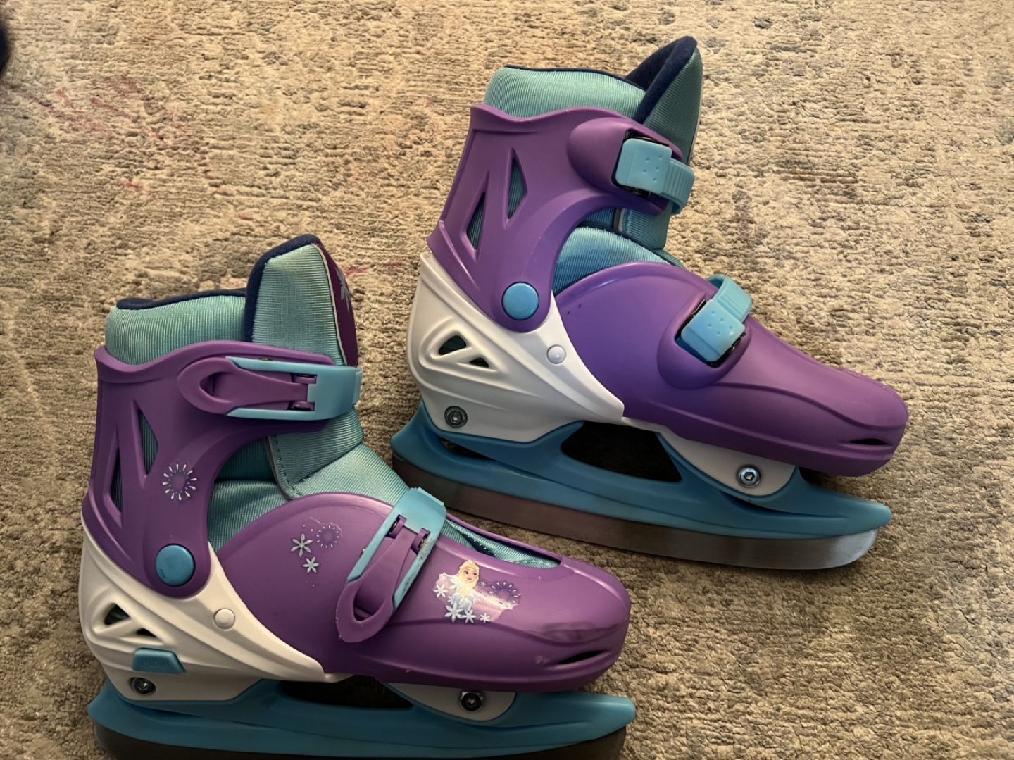 Disney Frozen Ice Skates - Size Y12-2