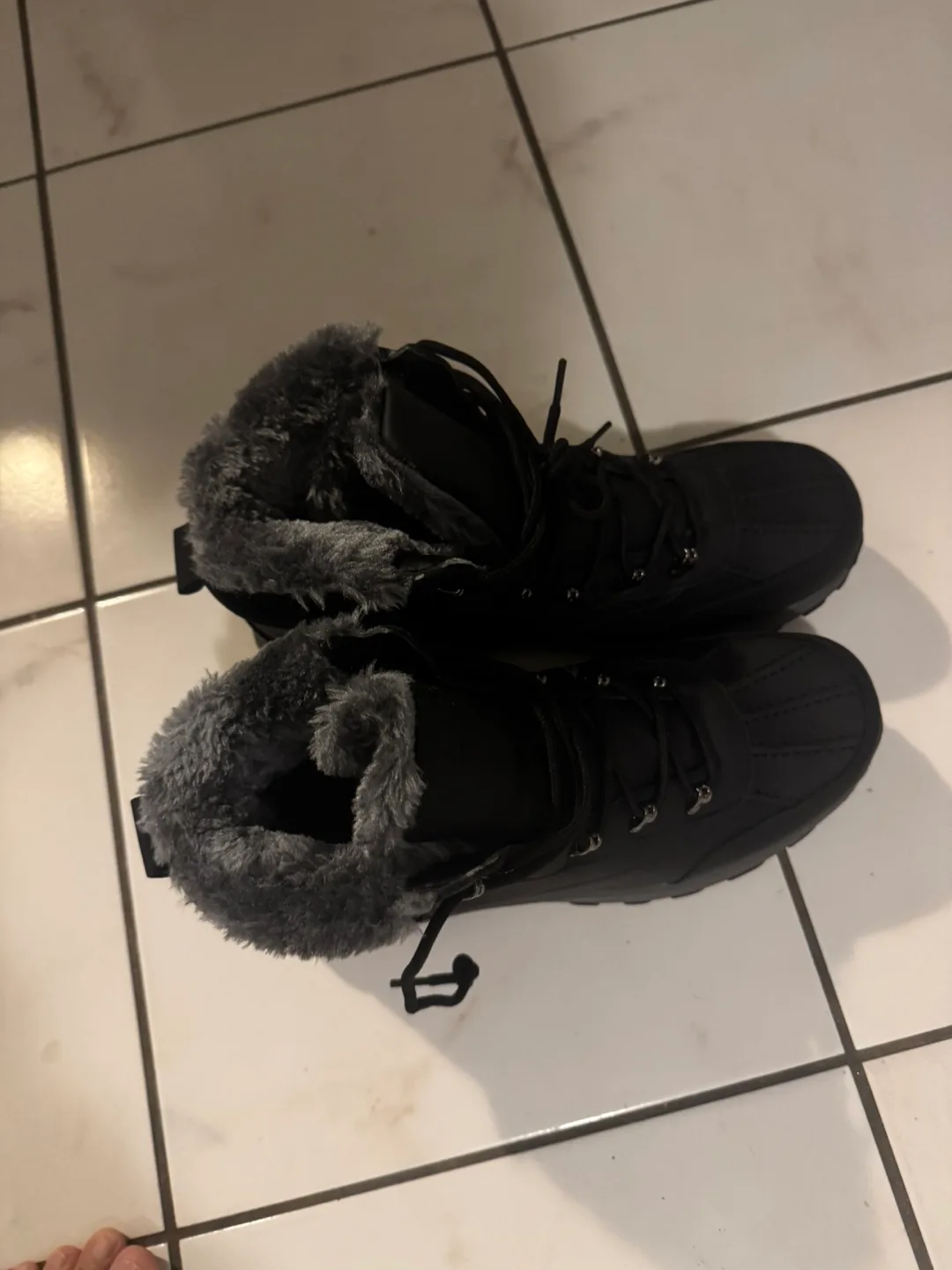 Men's Black Winter Boots Size 46 image indicator(4)