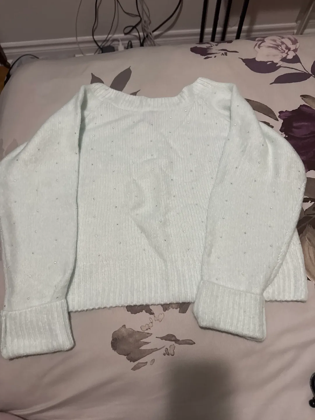 Victoria's Secret pale mint sweater thumbnail
