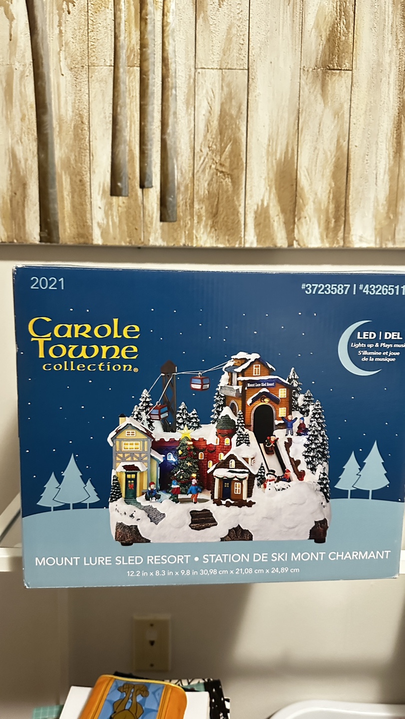 Lighted Christmas Village Decor