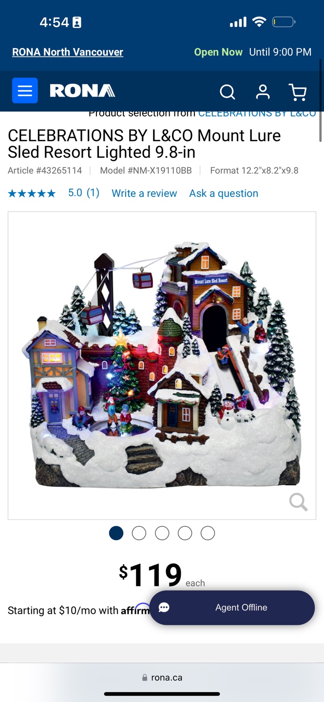 Lighted Christmas Village Decor - photo 2