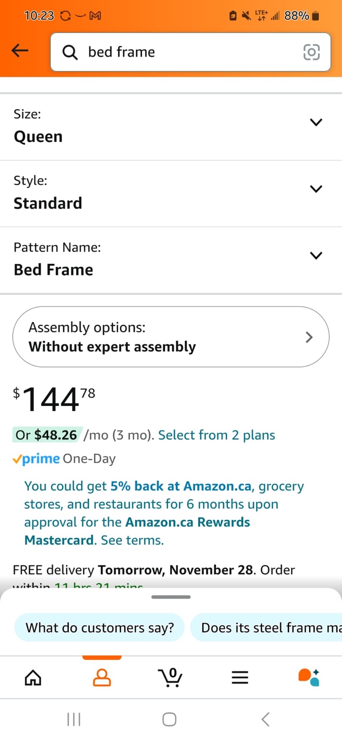 Queen Size foldable Bed Frame - photo 3