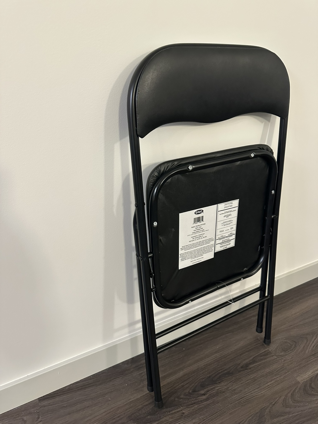 Black Folding Chair