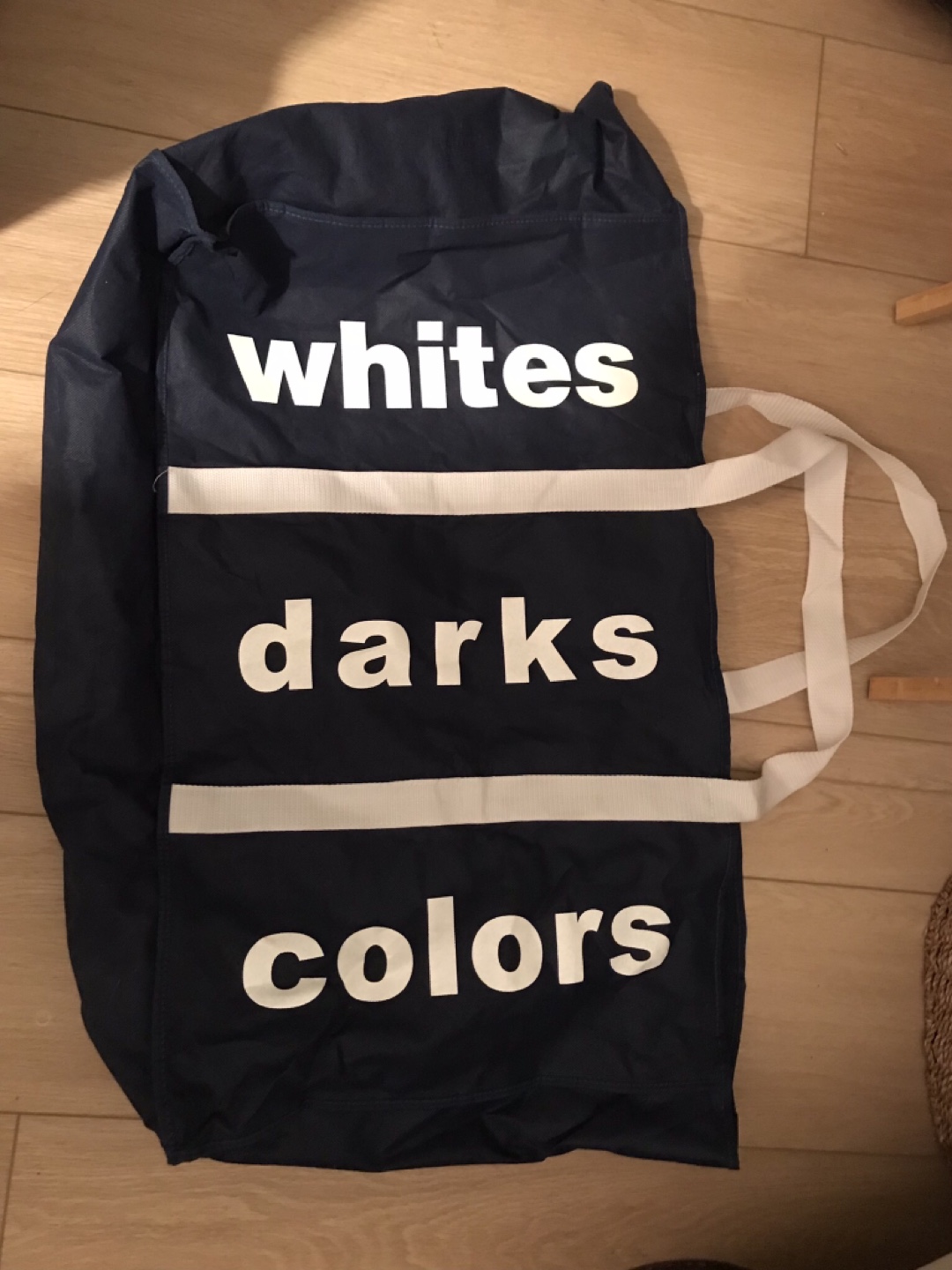 3 section laundry bag