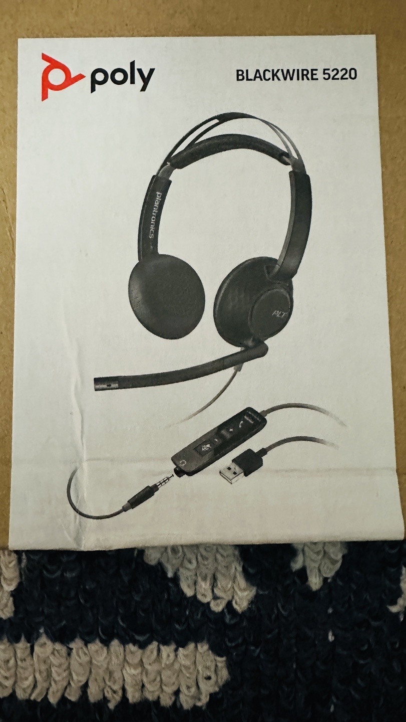 Poly Blackwire 5220 Headset