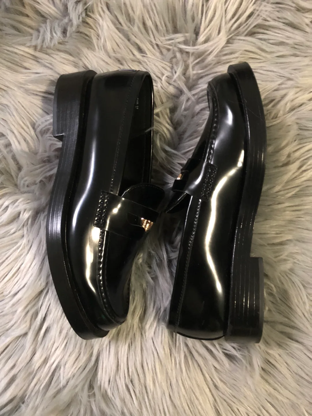 Black Patent Leather Loafers image indicator(2)