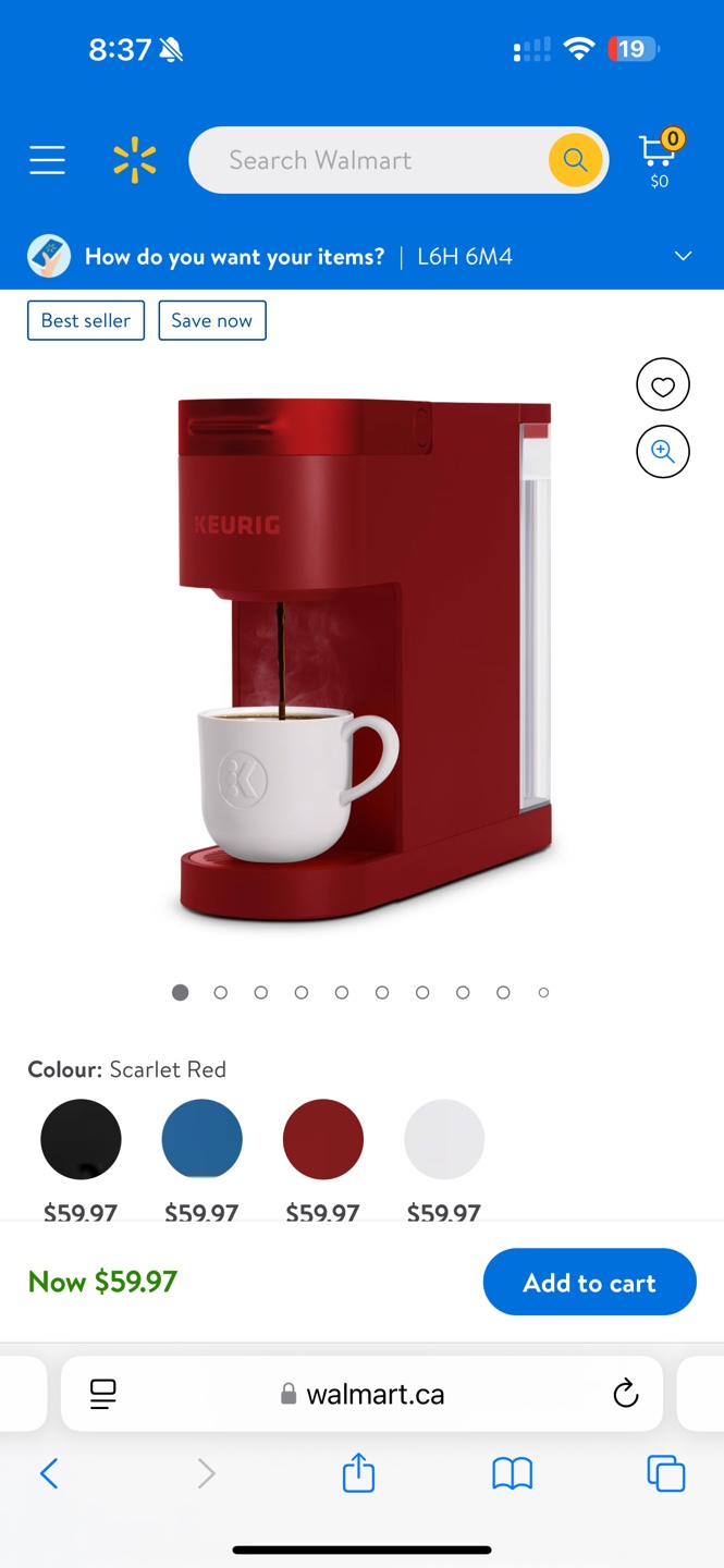 Keurig K-Mini Plus Single Serve Coffee Maker - Scarlet Red - photo 2