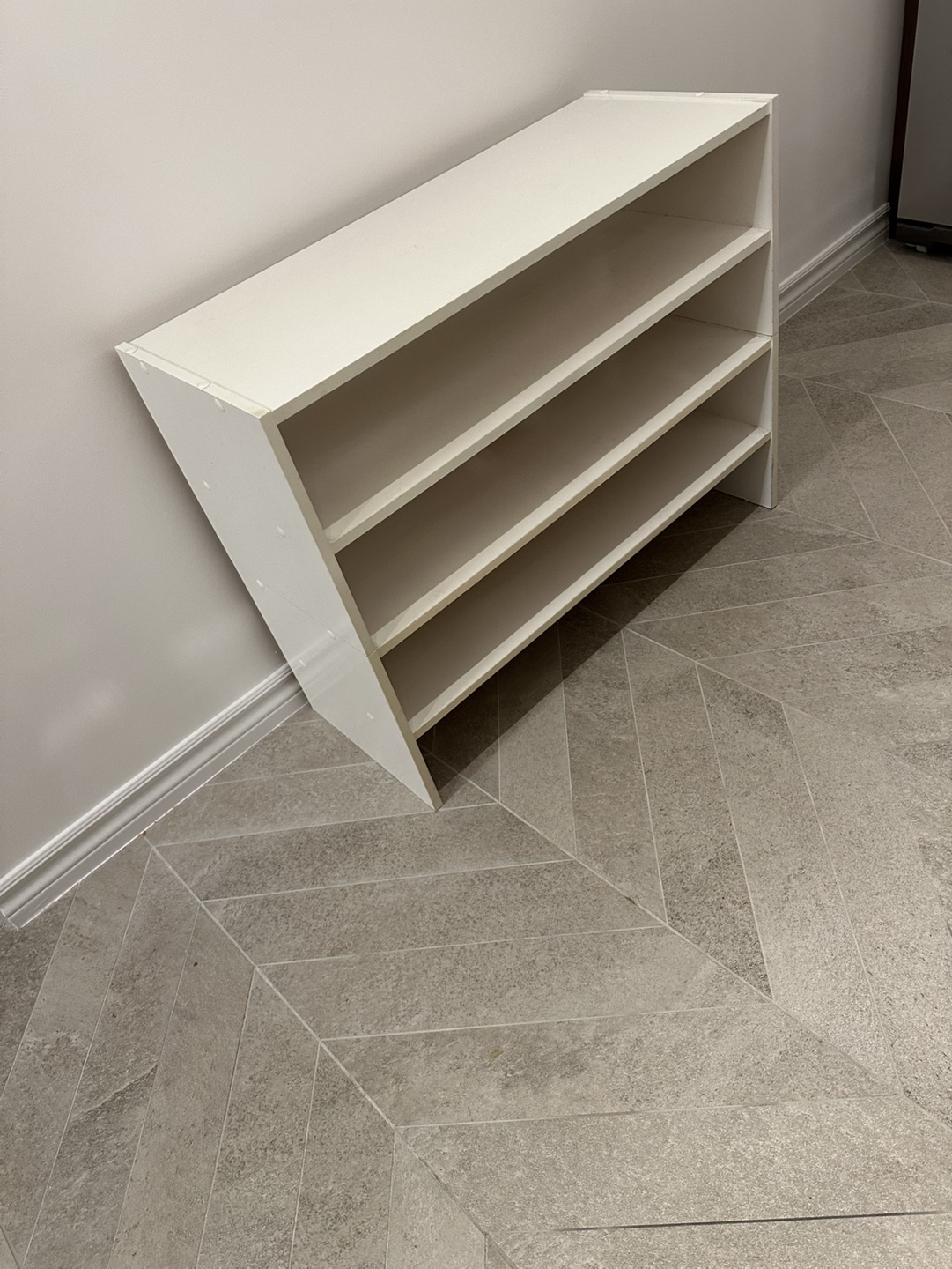 White 3-Shelf shoes rack, IKEA - photo 2