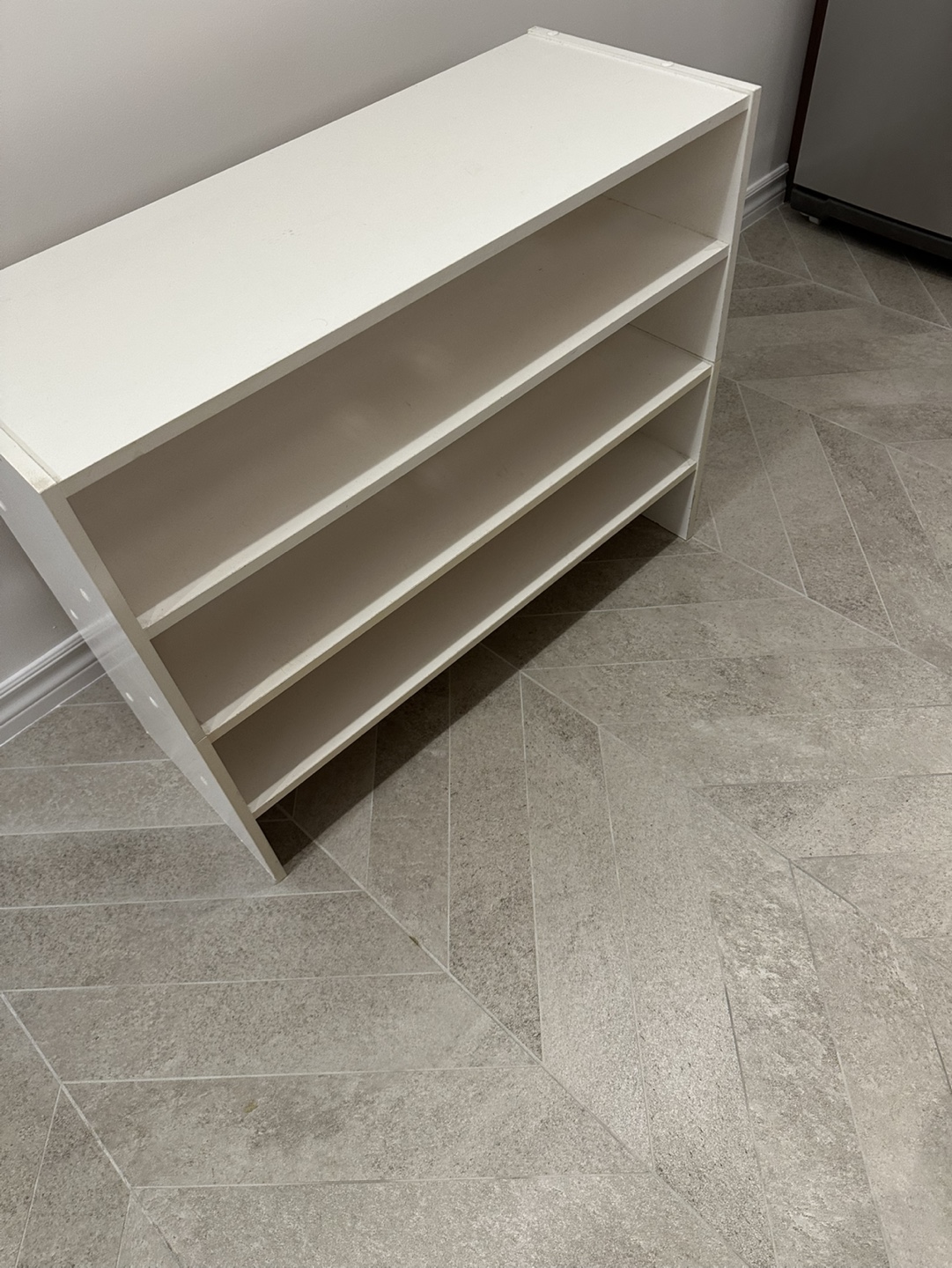 White 3-Shelf shoes rack, IKEA - photo 3