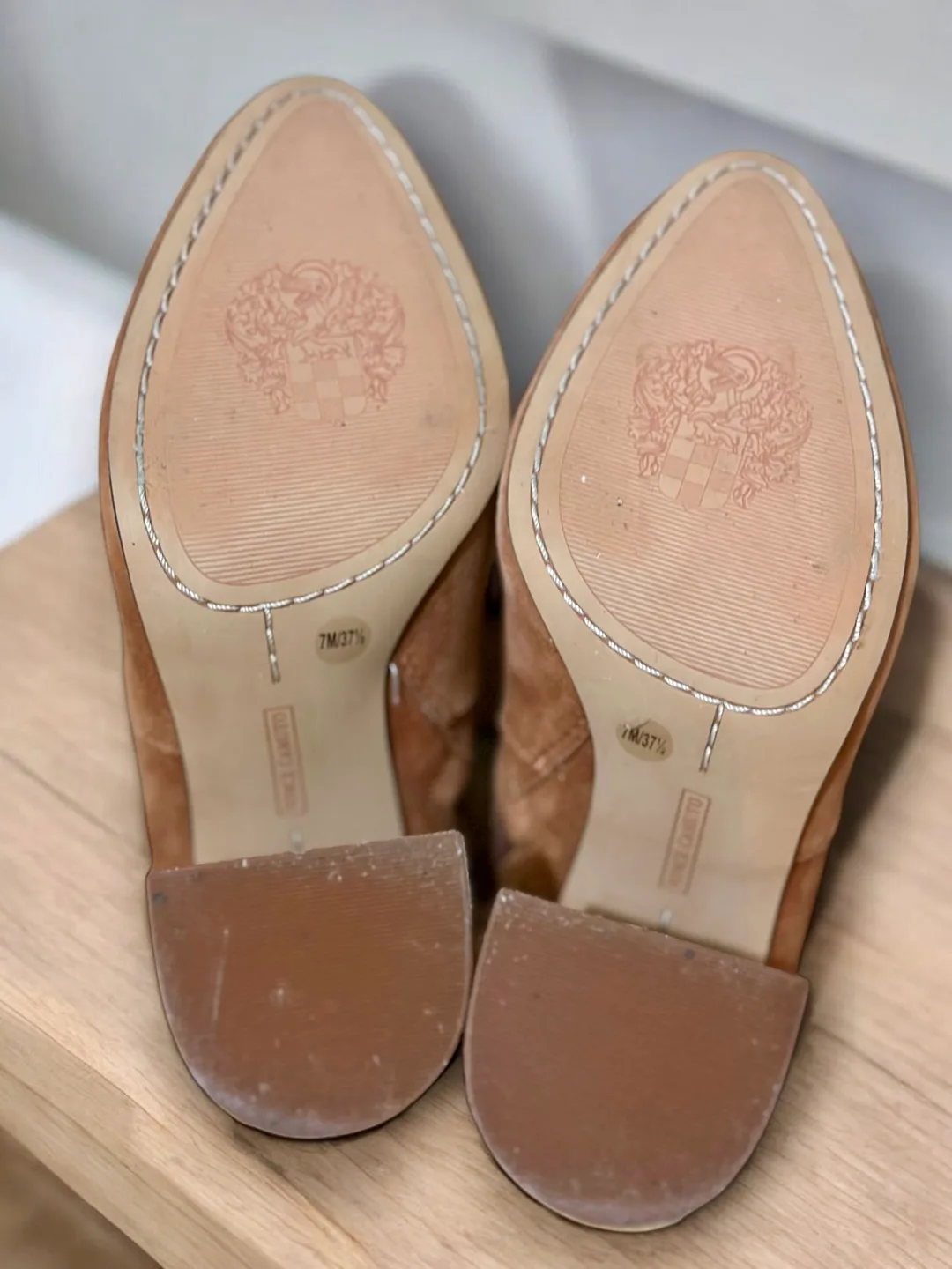 Vince Camuto Suede Booties - Size 7 image indicator(7)