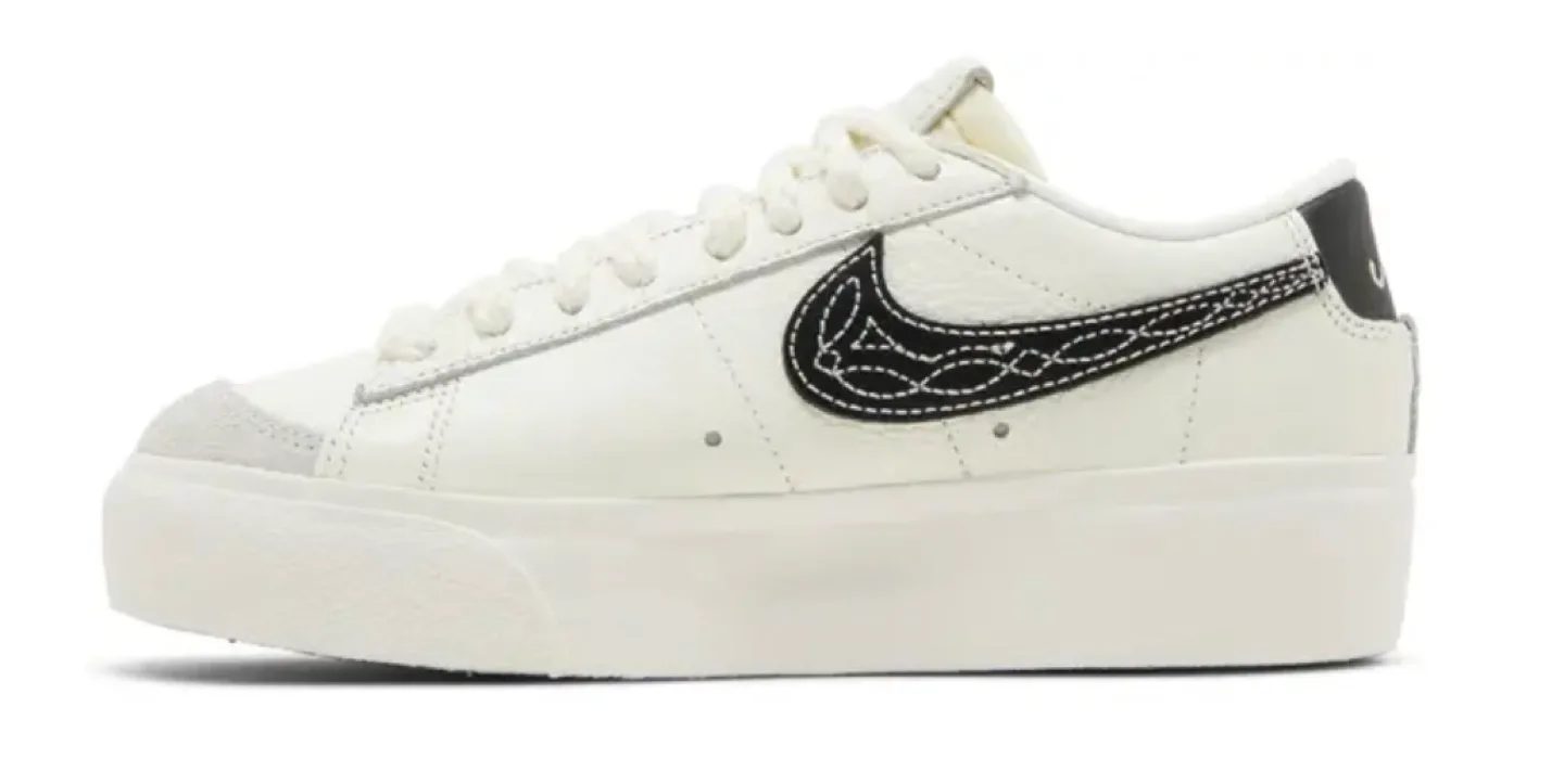 Nike Blazer Low Platform 'Needlework' White image indicator(3)