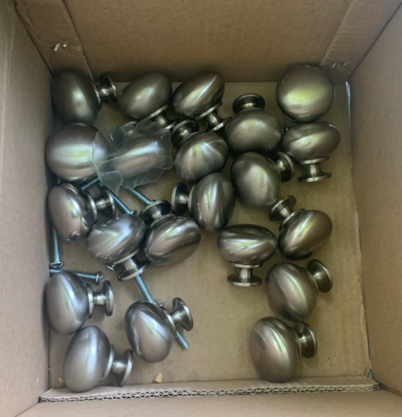 Cabinet knobs - brushed nickel image indicator(3)