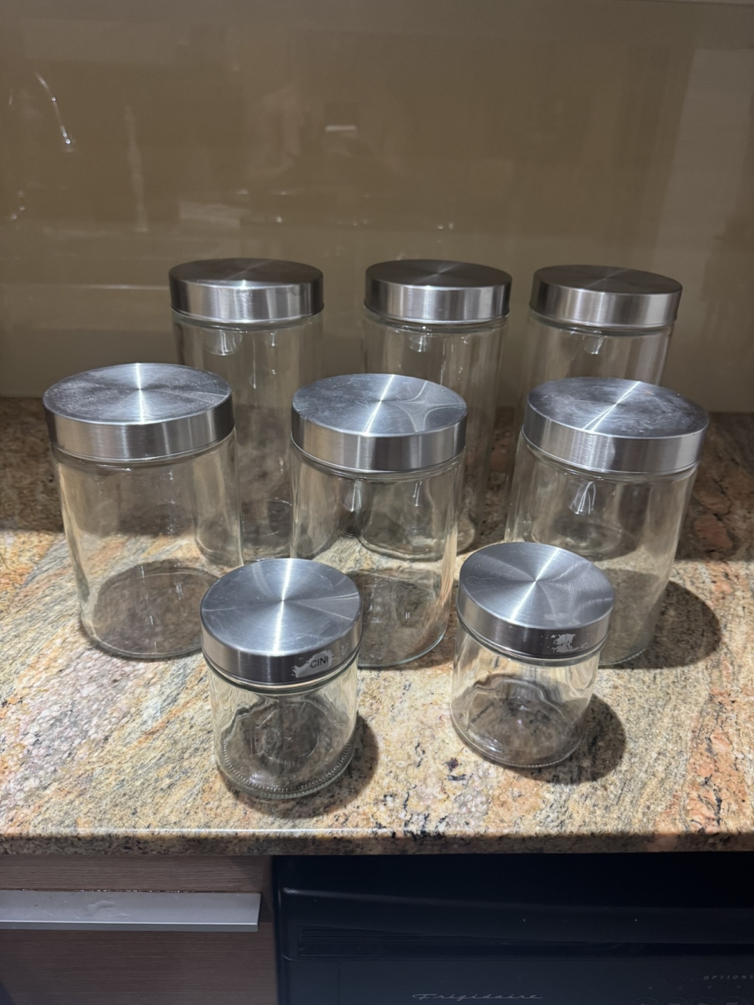 Jars from Dollarama - 9