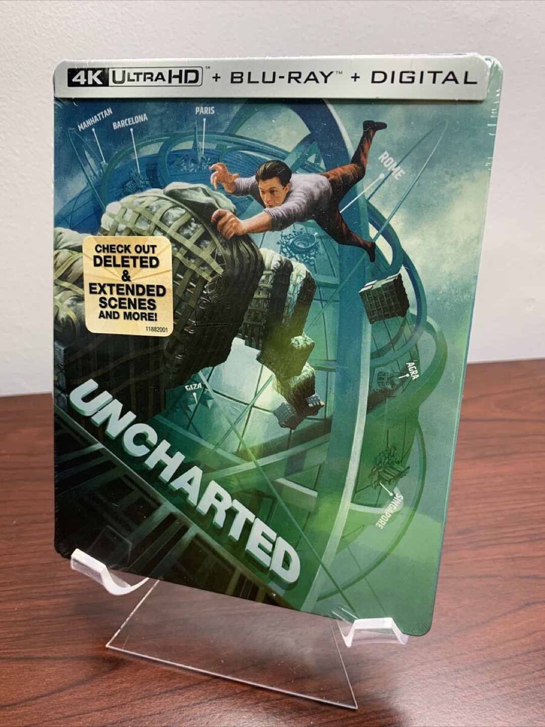 Uncharted Limited Edition Steelbook Blu-Ray 4K Ultra HD