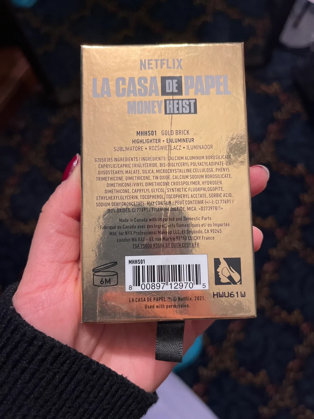 NYX La Casa de Papel  Highlighter image indicator(2)