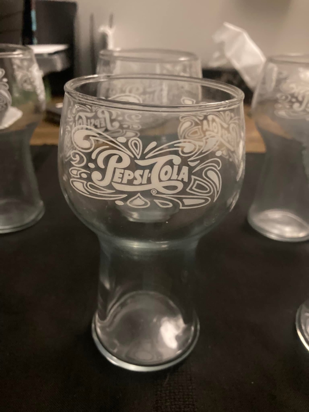 Set of 6 Pepsi Cola Glasses