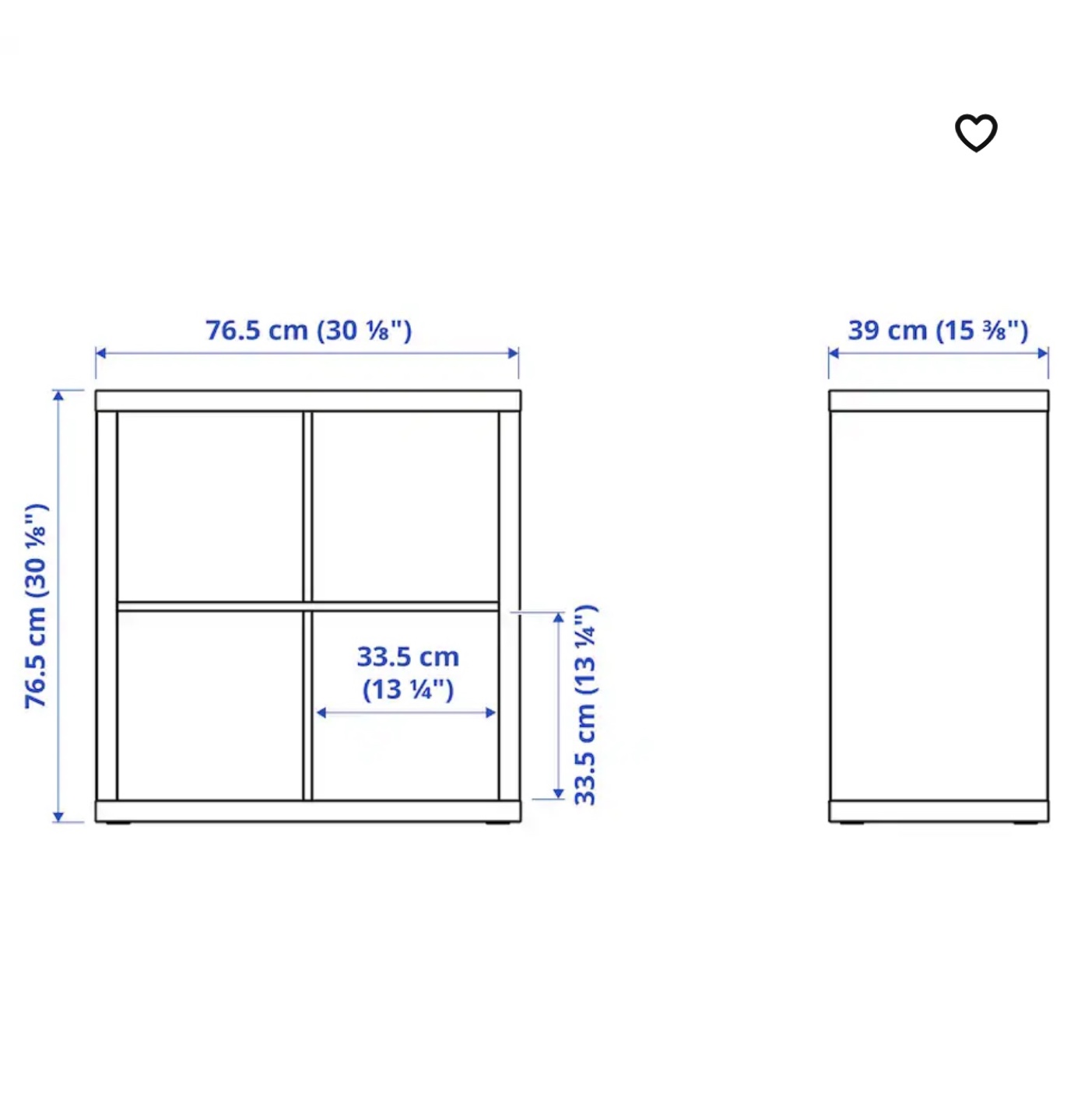 IKEA KALLAX Shelving Unit White - photo 5