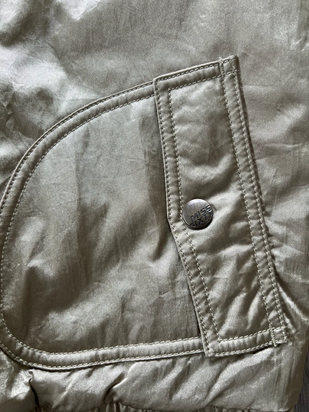 Miss Sixty Junior Gold Faux Fur Bomber Jacket image indicator(6)