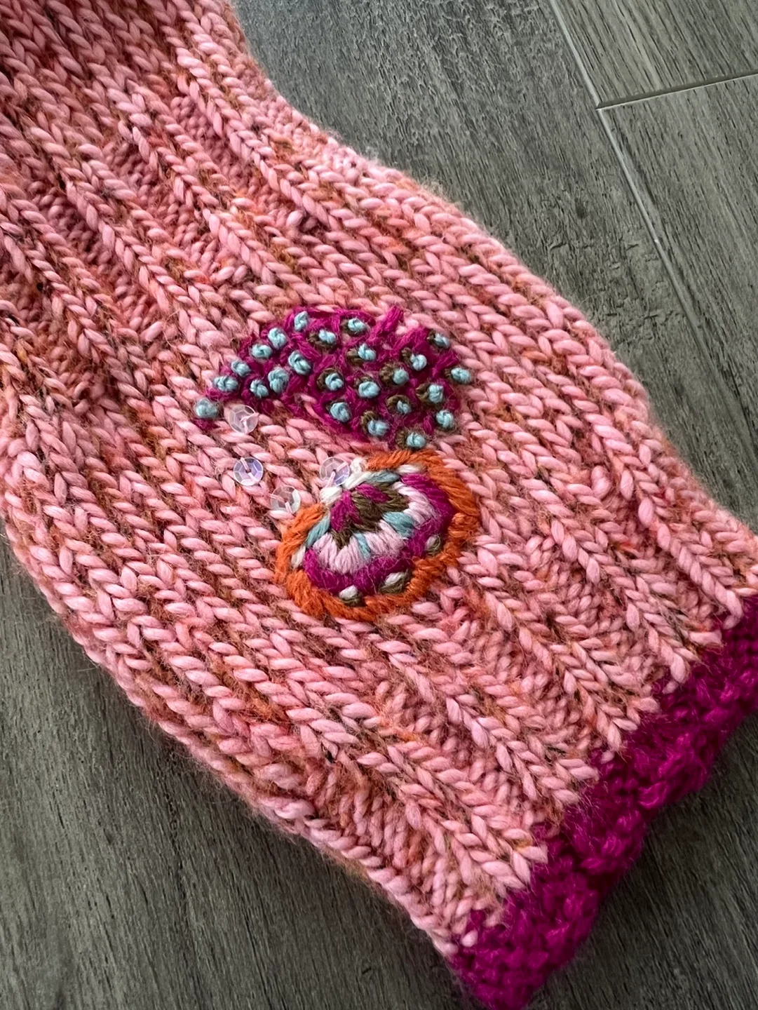 Cakewalk Kids Embroidered Knitted Leg Warmers image indicator(3)