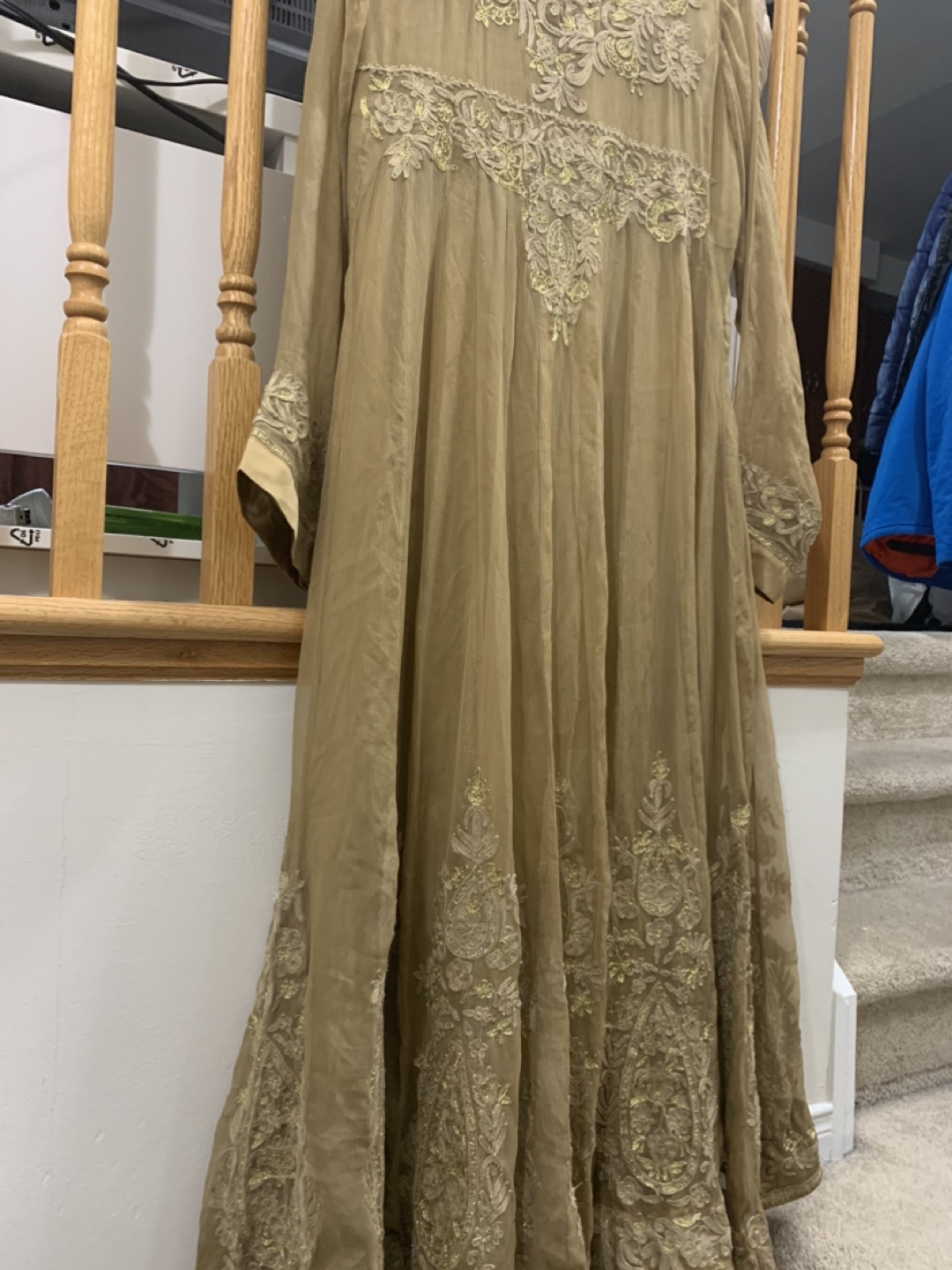 Embroidered Long Dress - photo 2