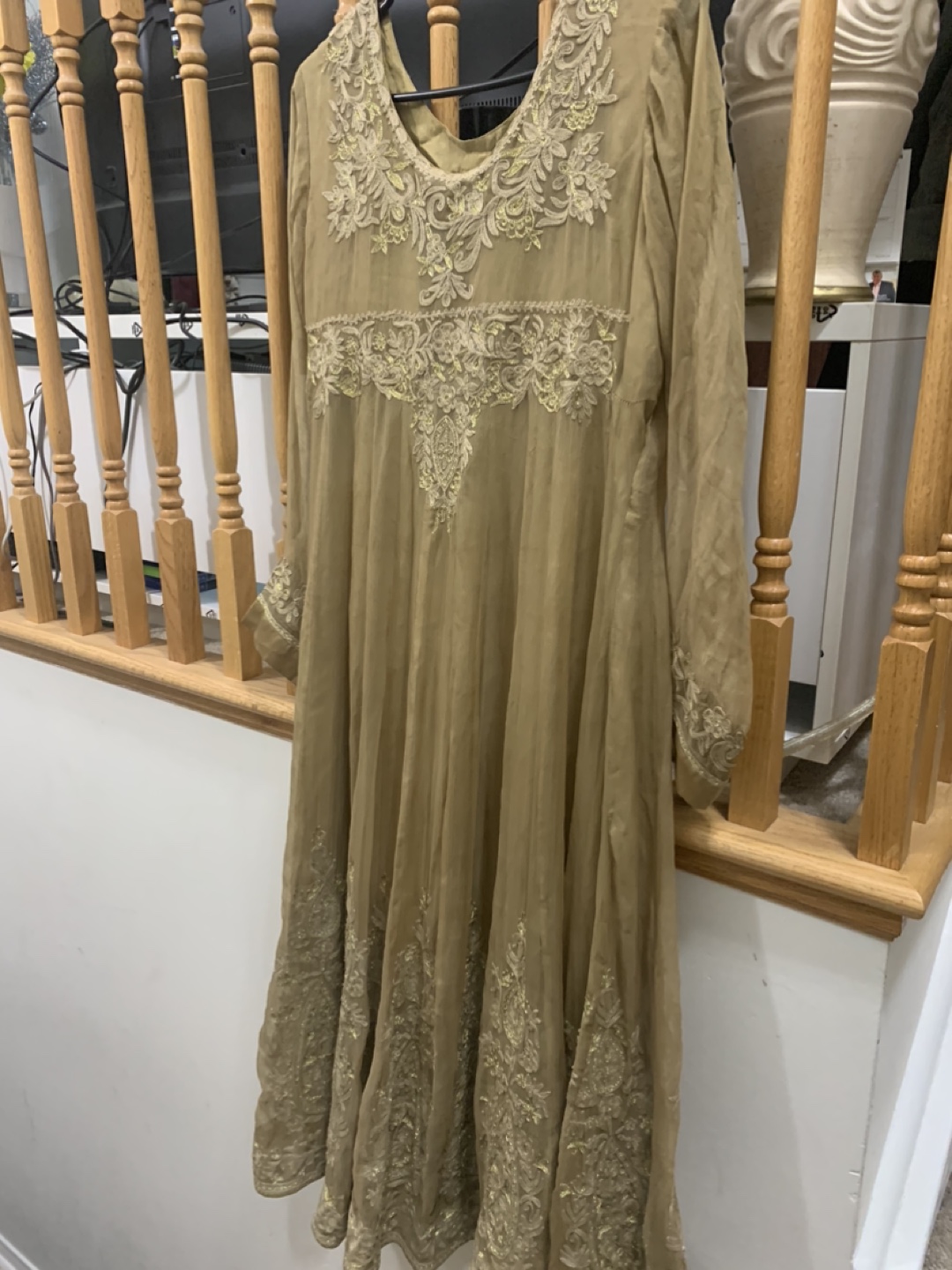 Embroidered Long Dress - photo 5
