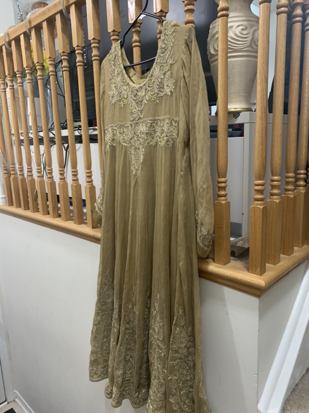 Embroidered Long Dress