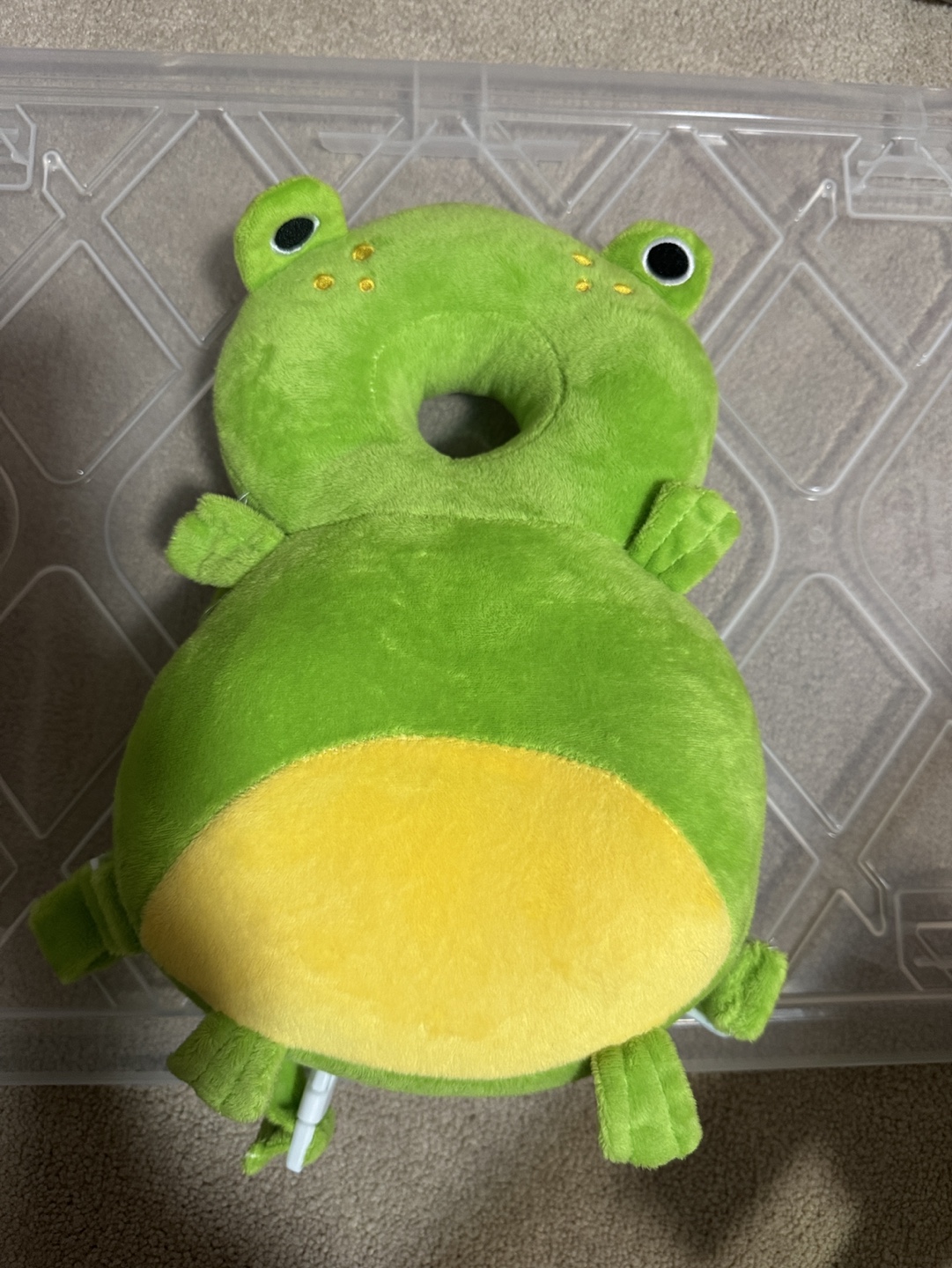 Frog Baby Head Support Pillow