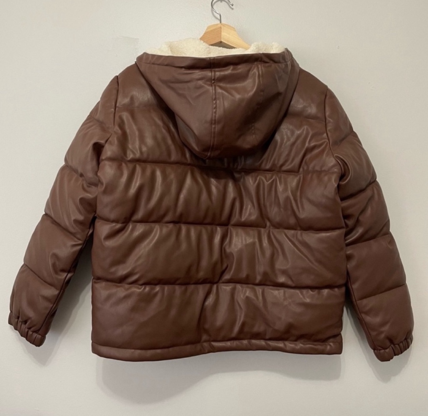 Levi's Faux Leather Puffer Jacket - photo 2