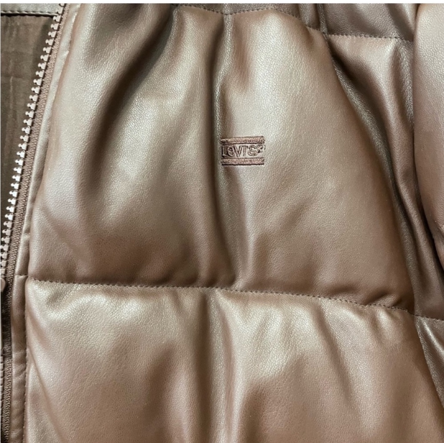Levi's Faux Leather Puffer Jacket - photo 4