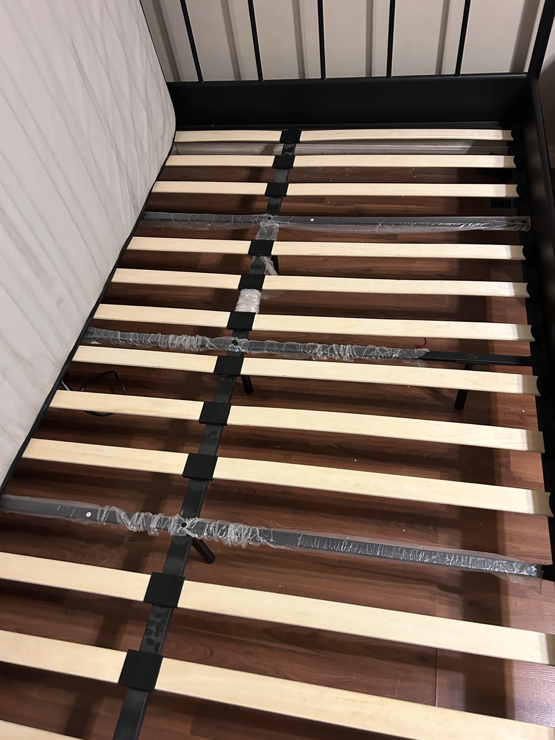 Black Metal Queen Bed Frame - photo 4