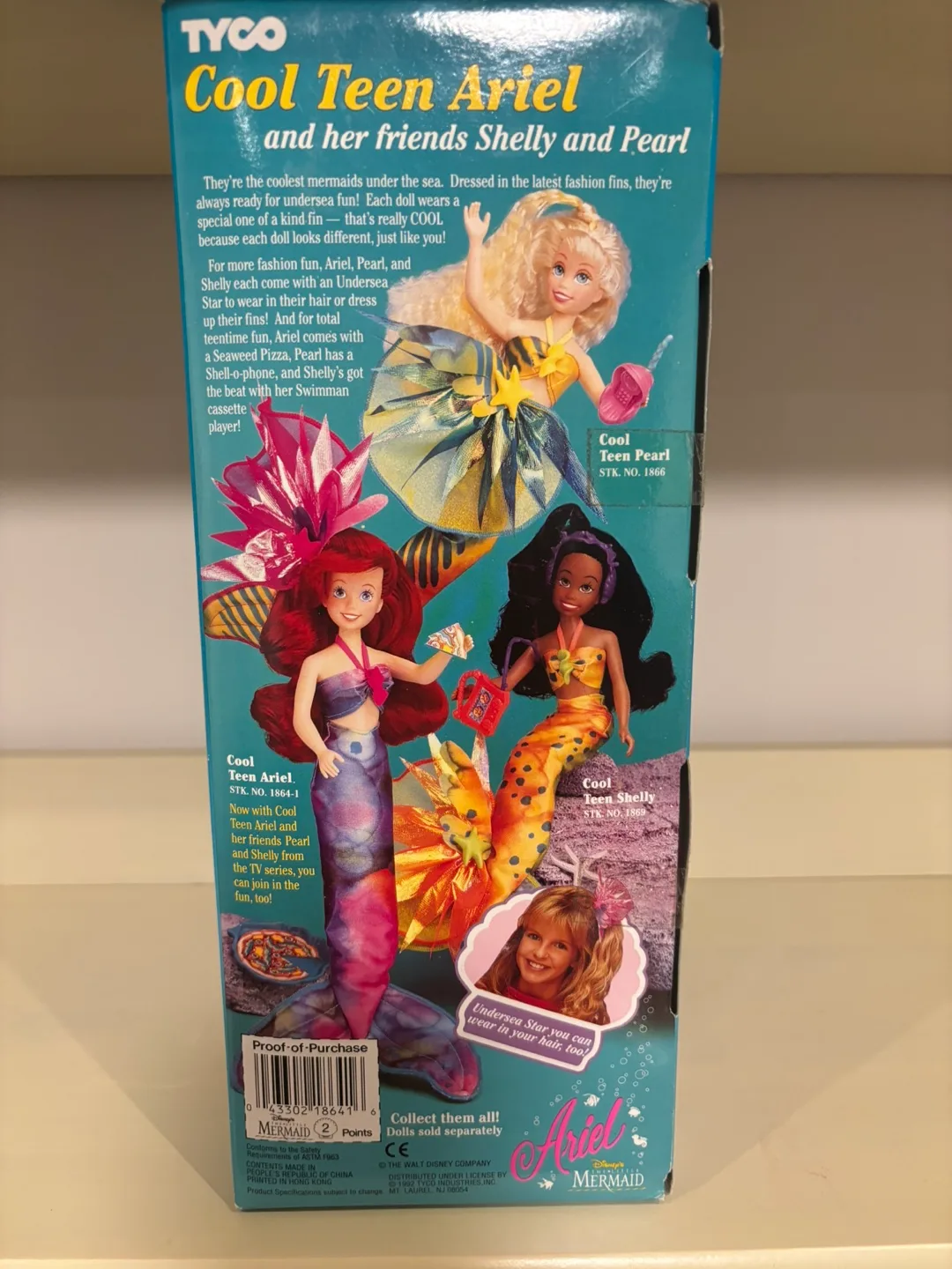 Vintage Tyco Cool Teen Ariel Mermaid Doll image indicator(2)