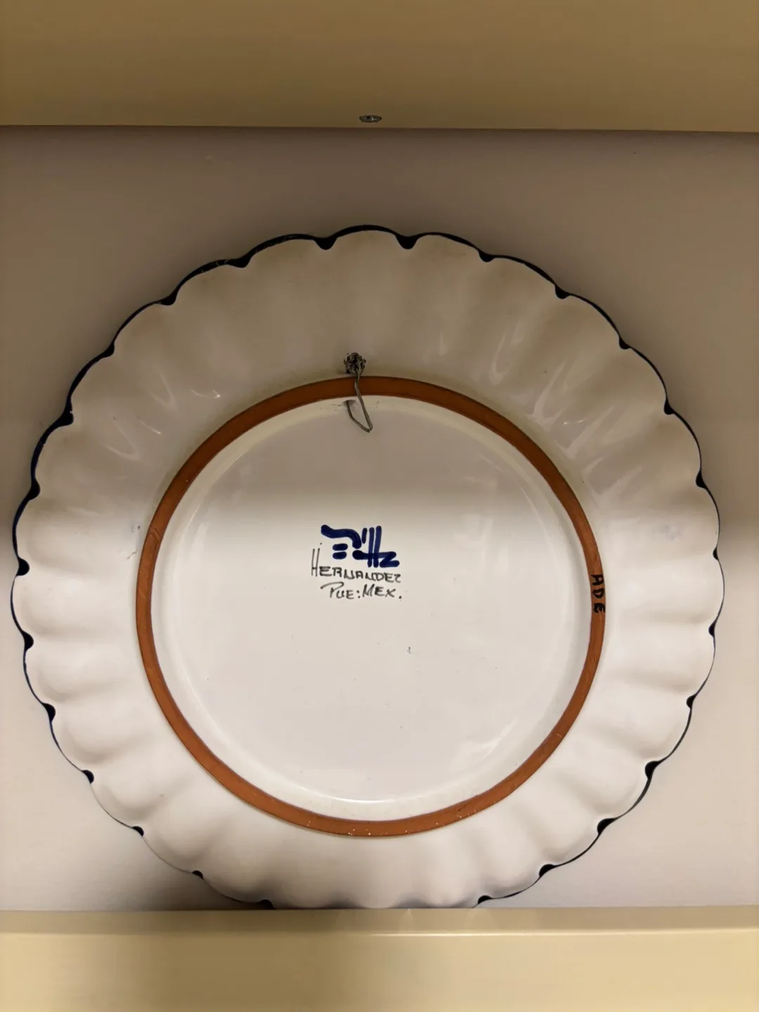 Mexican Talavera Ceramic Wall Plate image indicator(2)