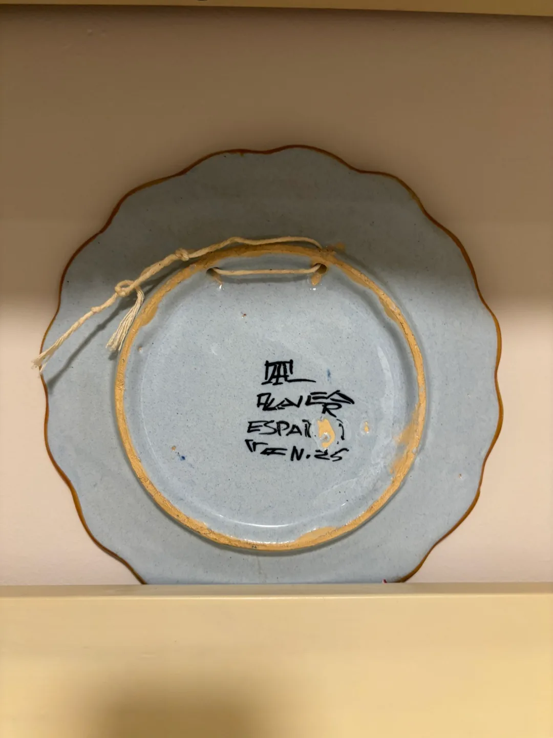 Vintage Spanish Talavera Plate image indicator(2)