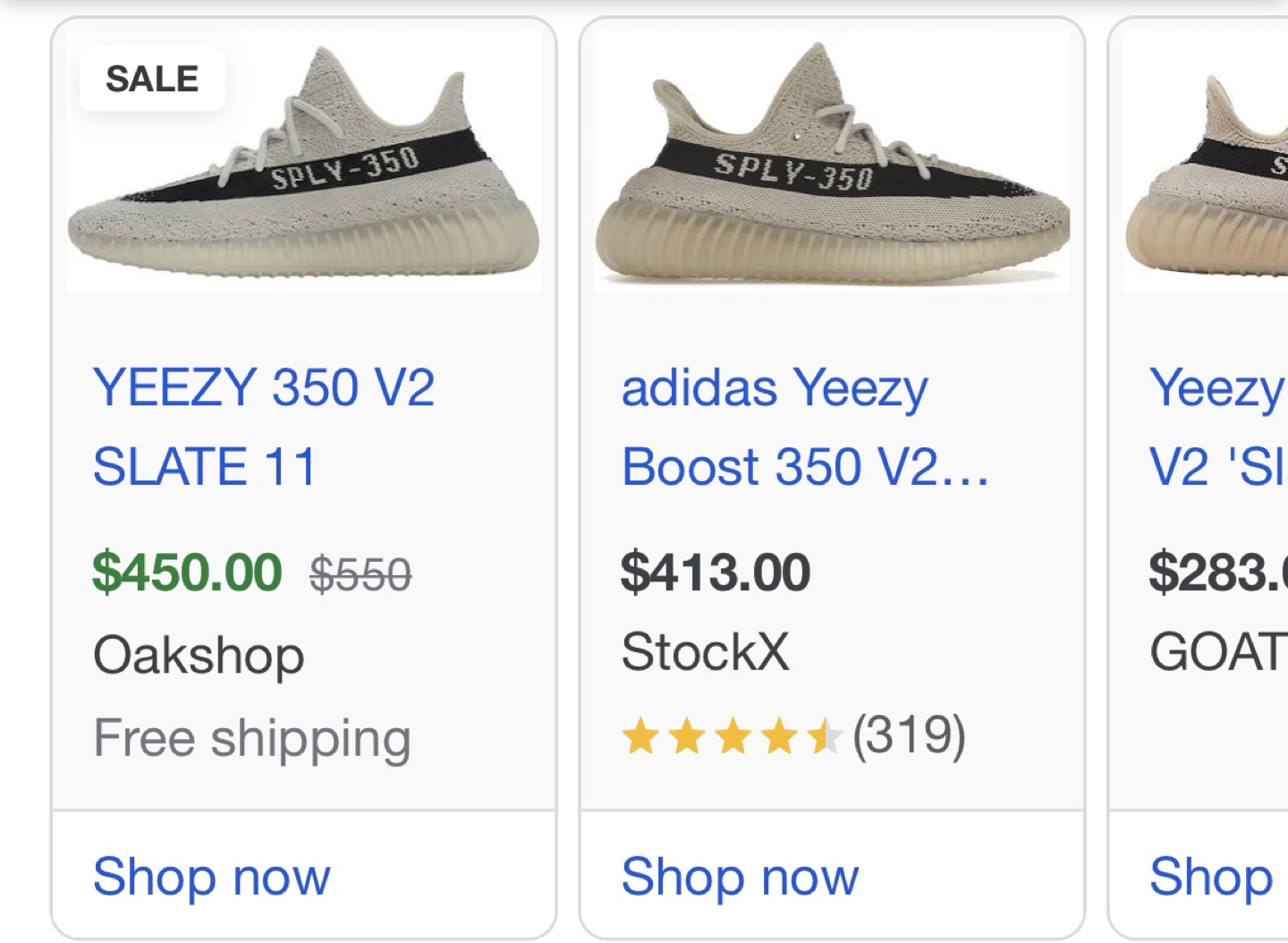 Yeezy Boost 350 V2 Slate - photo 4