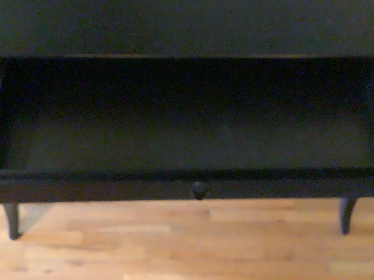 Black Desk with Drawer & Small black cabinet - photo 2