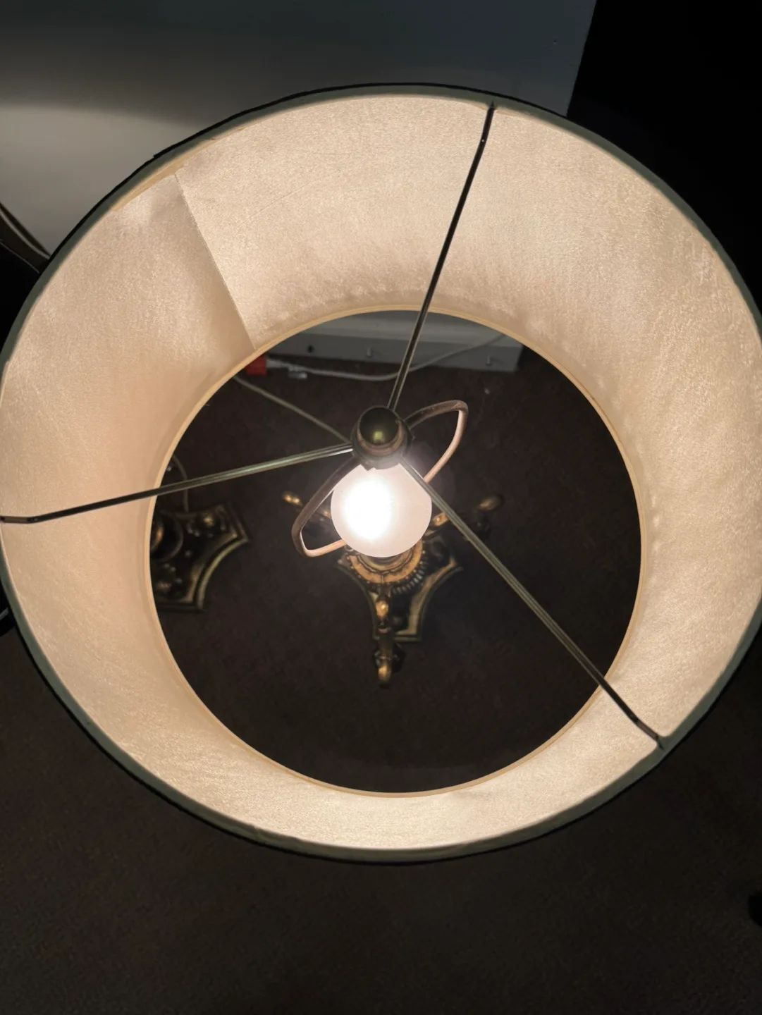 Pair of Crystal and Brass Table Lamps image indicator(4)