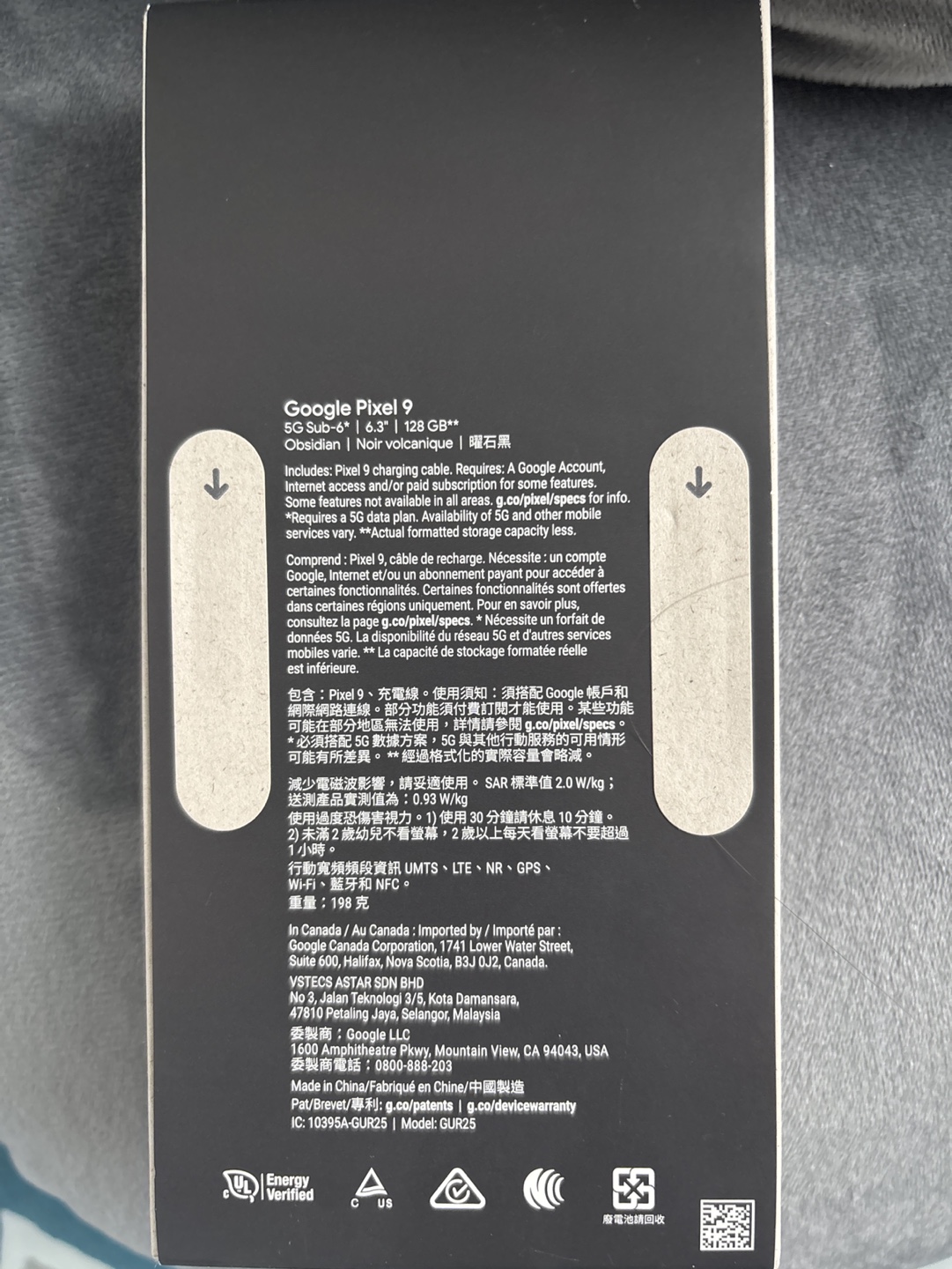 Google pixel 9 128gb brand new sealed - photo 2